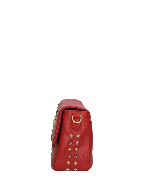 Borsa Frivolous in pelle e borchie LA CARRIE | 142P-BA-105-TBLROSSO